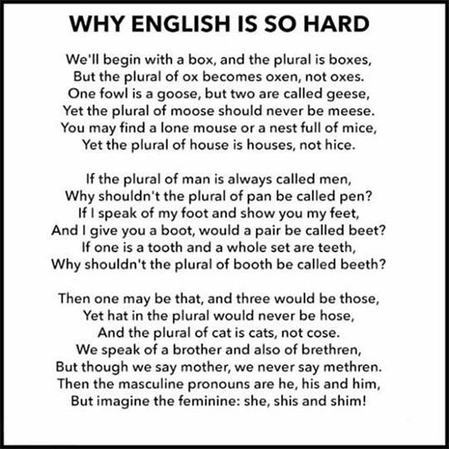 Why is American English so HARD!?