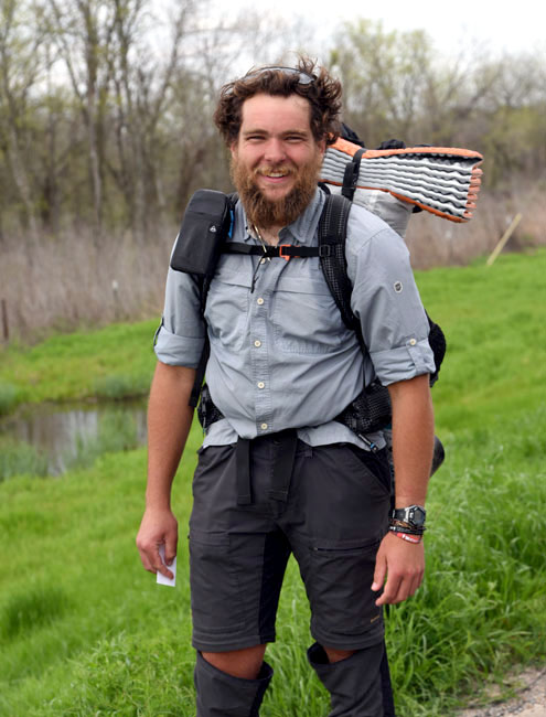 Backpacker Joe' journeys through Bonham - North Texas e-News