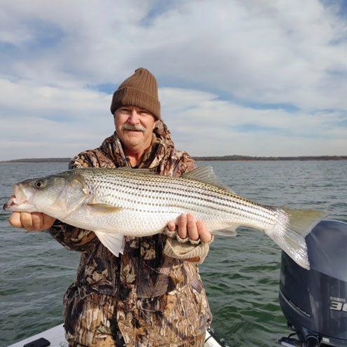 Outdoors with Luke: Luke and friends catch Lake Texoma stripers