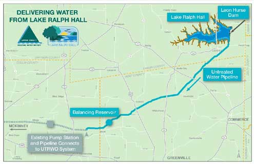 Delivering water from Lake Ralph Hall - North Texas e-News