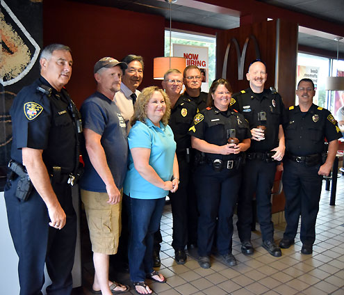 Bonham Mcdonald S Restaurant Hosts Coffee With Cops Printed From North Texas E News