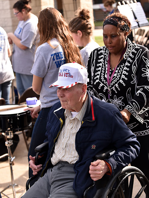 Clyde W. Cosper Texas State Veterans Home in Bonham hosts Veterans Day