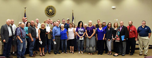 Fannin County Commissioners Court implements burn ban, declares October