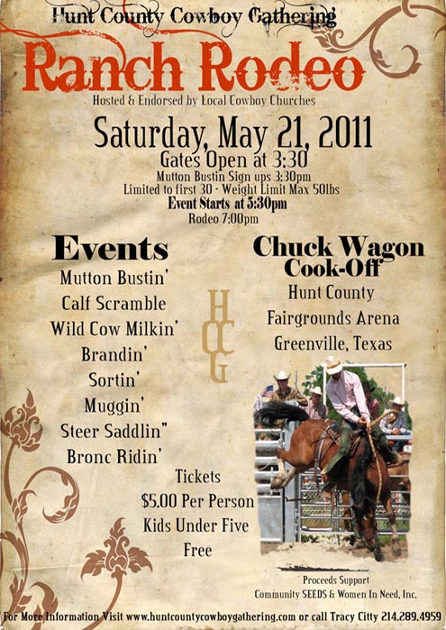 hunt county cowboy gathering ranch rodeo may 21 north texas e news rodeo flyers